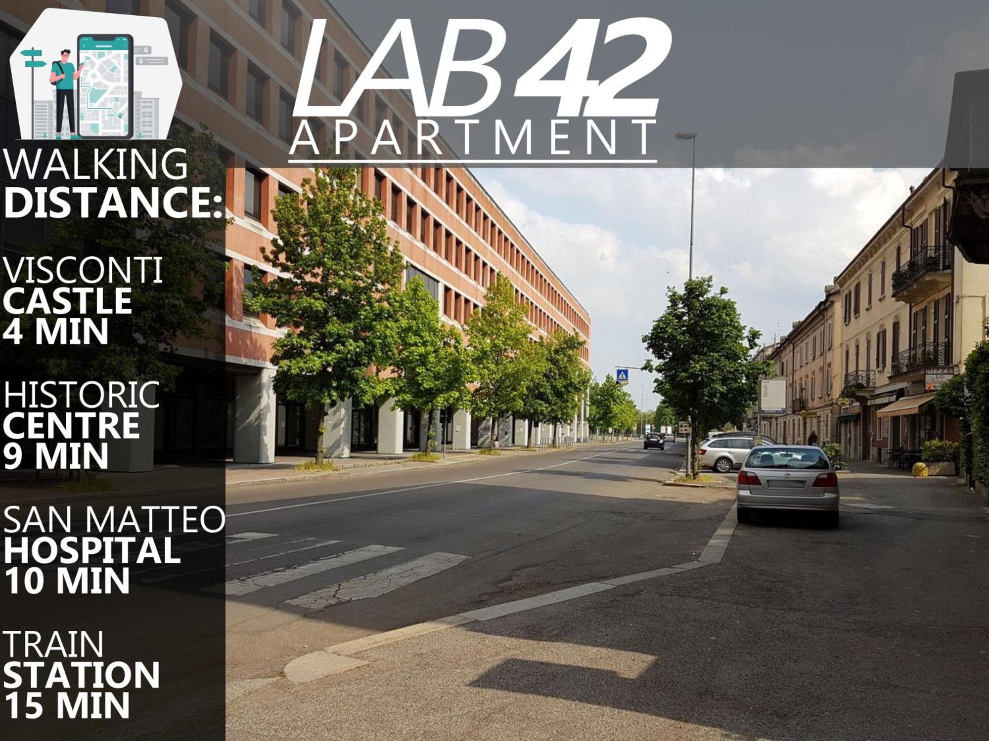 Lab42 City & San Matteo Apartment - 2 Bedrooms Pavia Exterior photo